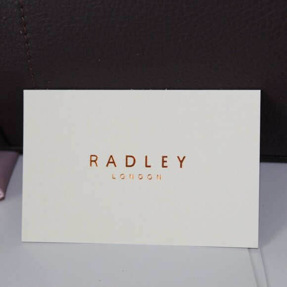 Radley London Provence Street Brown Leather Crossbody Satchel Handbag - Picture 8 of 16